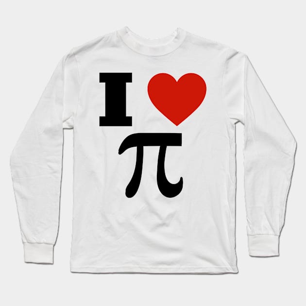 I Love Pi Day Funny For Men Women Long Sleeve T-Shirt by Uniqueify